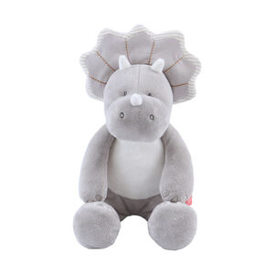 Peluche Ops en veloudoux 25 cm greige 