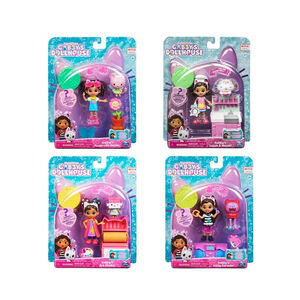 Pack de 2 figurines + accessoires Gabby et la Maison Magique (modèle aléatoire) 