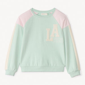 Sweat molleton effet color block pour fille 