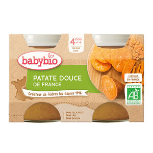 Petit pot patate douce bio - 2x130g  