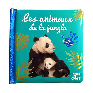 Livre à toucher Bébé touche-à-tout | Les animaux de la jungle 