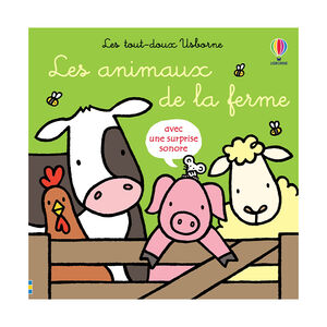 Livre à toucher "Les animaux de la ferme" 