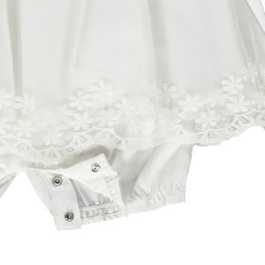 Combinaison courte de cérémonie effet 2 en 1 pour bébé fille 