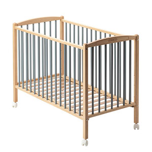 Lit avec roulettes 60 x 120 cm Arthur bleu gris 