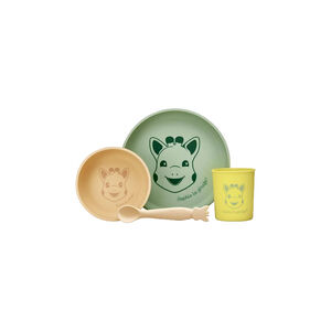Coffret repas en silicone pastel 