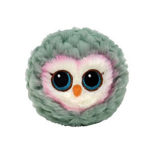 Peluche rebondissante Beanie Bouncers Feathers la chouette 