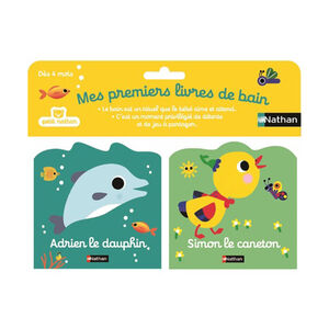 Mes premiers livres de bain - Adrien le dauphin et Simon le caneton 