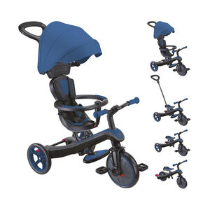 Tricycle évolutif Explorer 4 en 1 bleu royal 