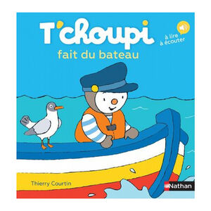 Livre T'Choupi fait du bateau  