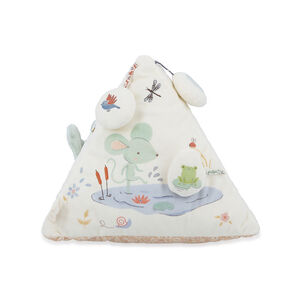 Triangle d'activités sonores en tissu  