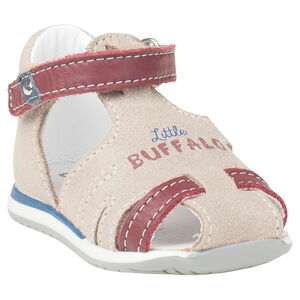 Nu pieds bi-matière avec inscription printée 