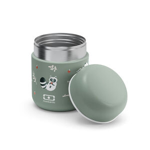 Lunchbox capsule isotherme 280ml Raccoon vert 