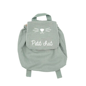 Sac à dos Petit chat - Menthe 