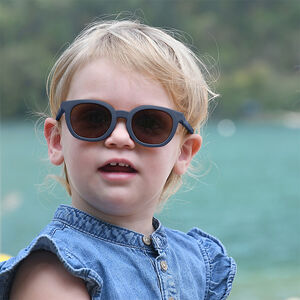 Lunettes de soleil avec cordon 2-4 ans Square Britght night blue 