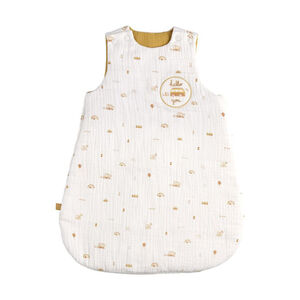Gigoteuse naissance sans manches imprimée Sunlight - Écru 