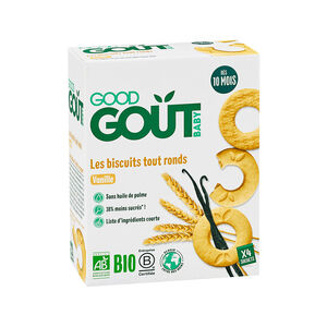 Biscuits tout ronds à la vanille - 80g 