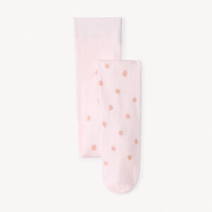 Collant épais imprimé pois brillants pour bébé fille 