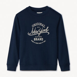 Sweat molleton printé pour garçon 