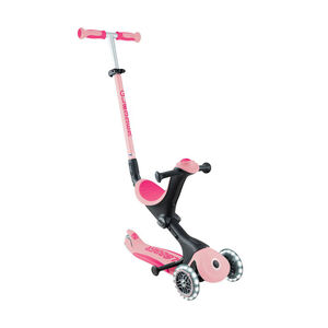 Trottinette évolutive 3 en 1 Go Up Deluxe Lights rose pastel 