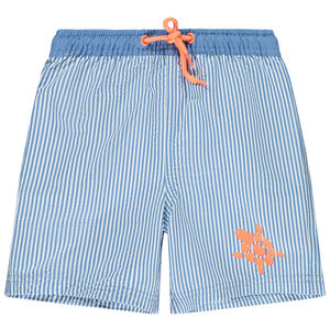 Short de bain rayé en seersucker pour bébé garçon 