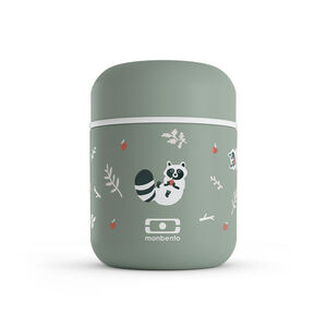 Lunchbox capsule isotherme 280ml Raccoon vert 