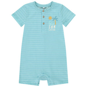 Combishort rayée et printée pour bébé garçon 