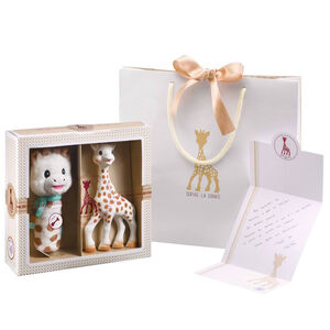Coffret de naissance Sophie la Girafe avec hochet  