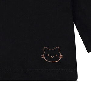 Lot de 2 sous-pulls fantaisie col cheminée pour bébé fille 