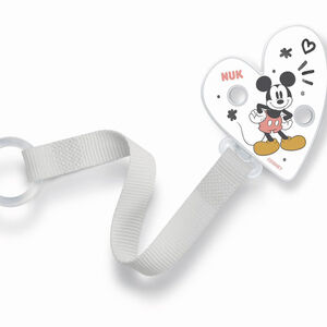 Attache-sucette avec ruban Mickey 