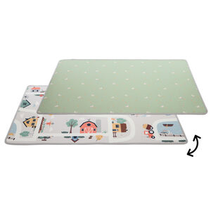 Tapis de jeu réversible en mousse ferme/circuit 