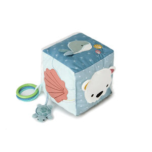 Cube d'activités en tissu Océan 