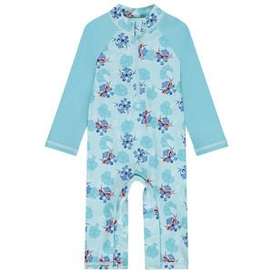 Combinaison de bain anti-UV imprimé Stitch Disney pour bébé 