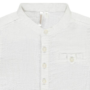 Chemise manches courtes à col tunisien pour bébé garçon 
