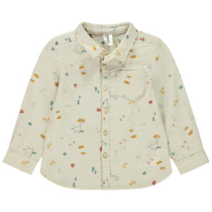 Chemise manches longues imprimé dinos pour bébé garçon 