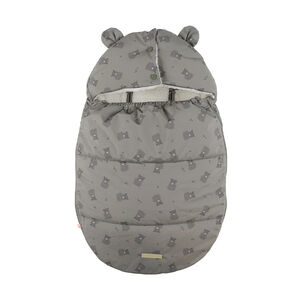 Chancelière déperlante 0-6M imprimé vaches kaki 