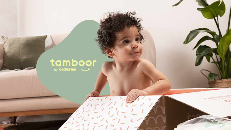 Des couches 100% clean, livrées tous les mois avec Tamboor !
