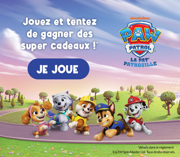 Jouez et tentez de gagner des super cadeaux !* Pat'Patrouille