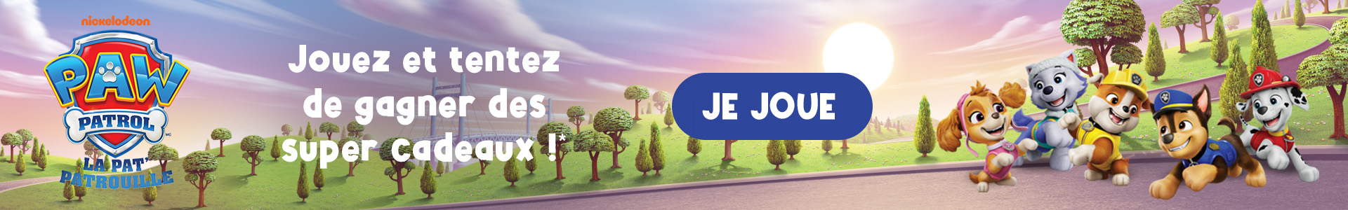 Jouez et tentez de gagner des super cadeaux !* Pat'Patrouille