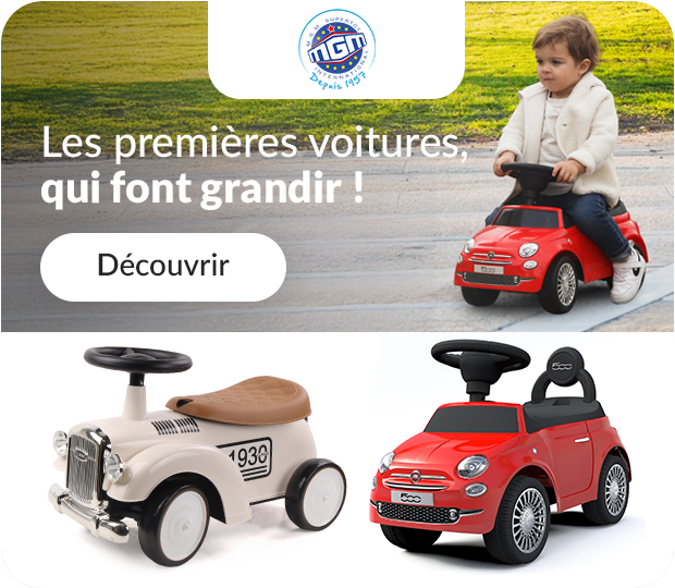 Les premières voitures, qui font grandir !