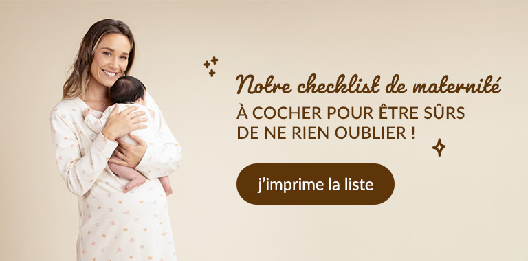 Notre checklist de maternité à cocher pour être sûrs de ne rien oublier !  - J'imprime la liste