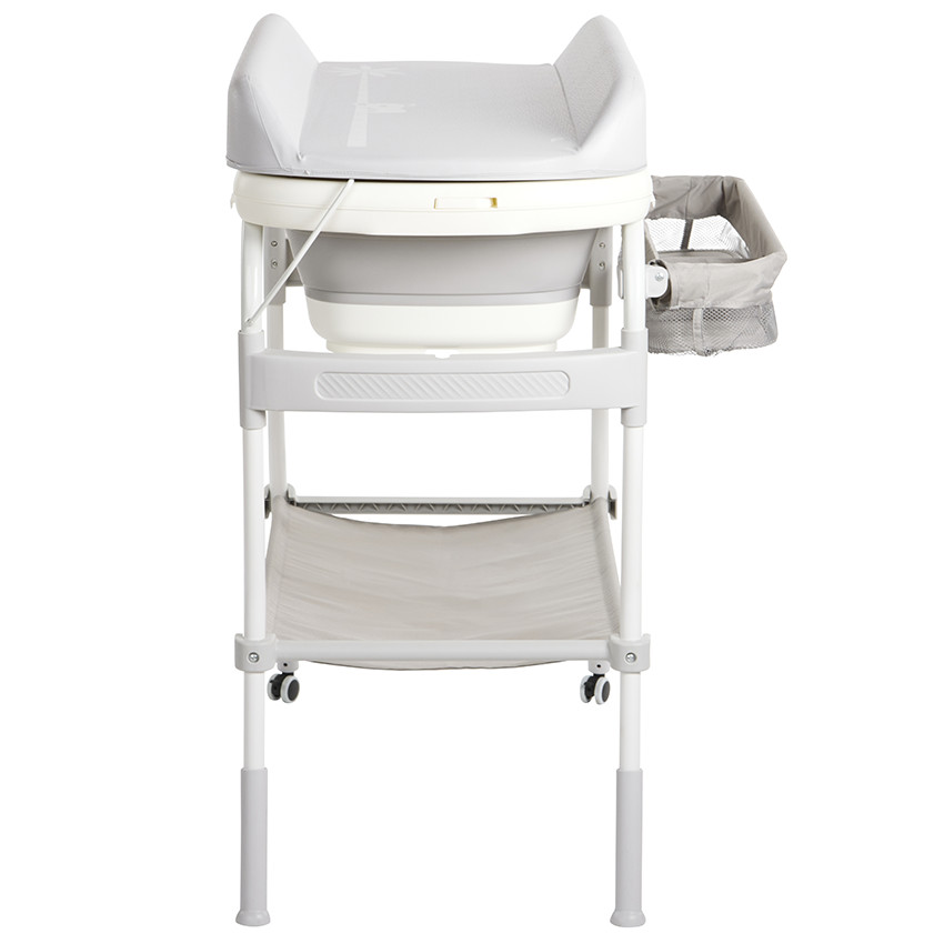 Table à langer 2 en 1 avec baignoire Splash Up 2.0 gris 