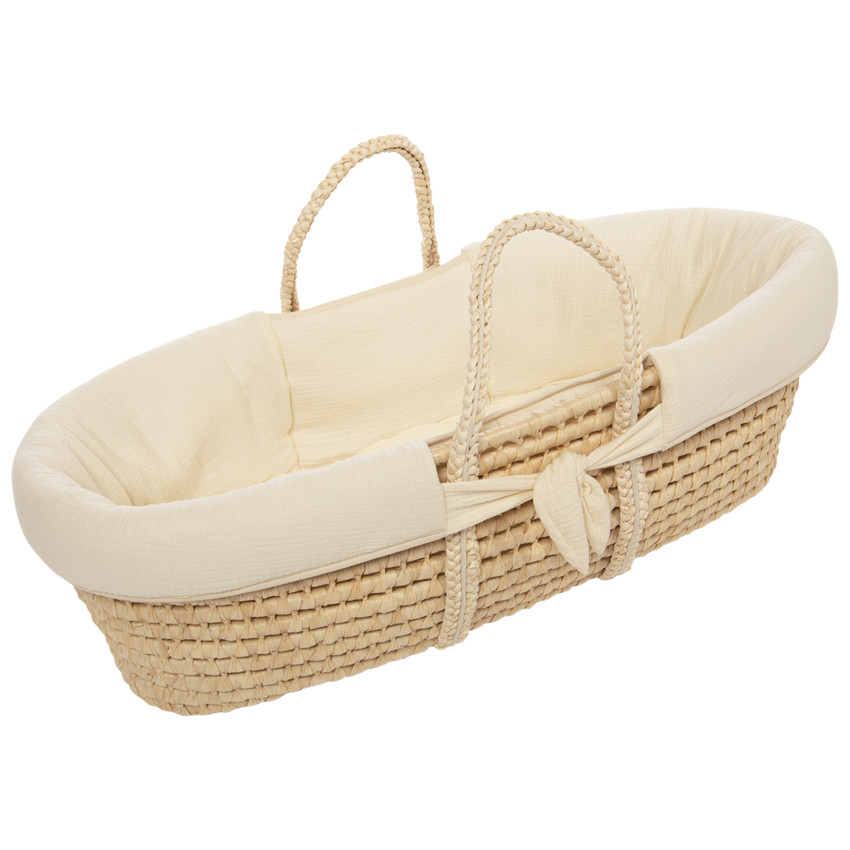 Couffin tressé en fibres naturelles Sweetdream 