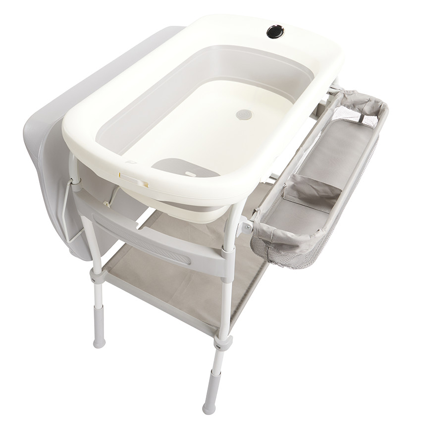 Table à langer 2 en 1 avec baignoire Splash Up 2.0 gris 