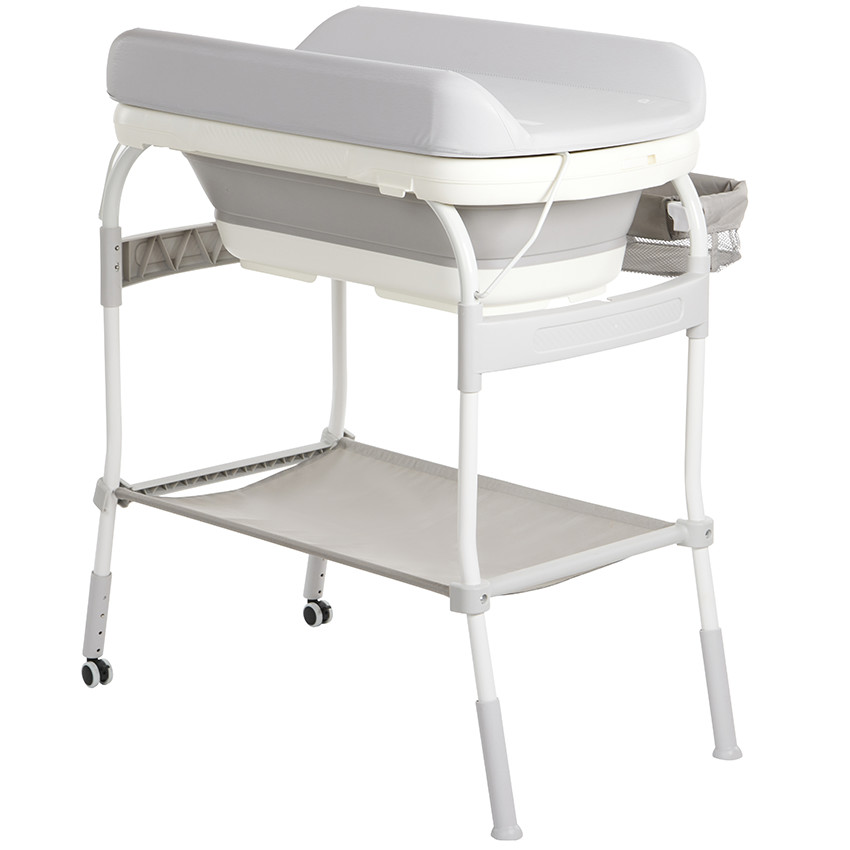 Table à langer 2 en 1 avec baignoire Splash Up 2.0 gris 