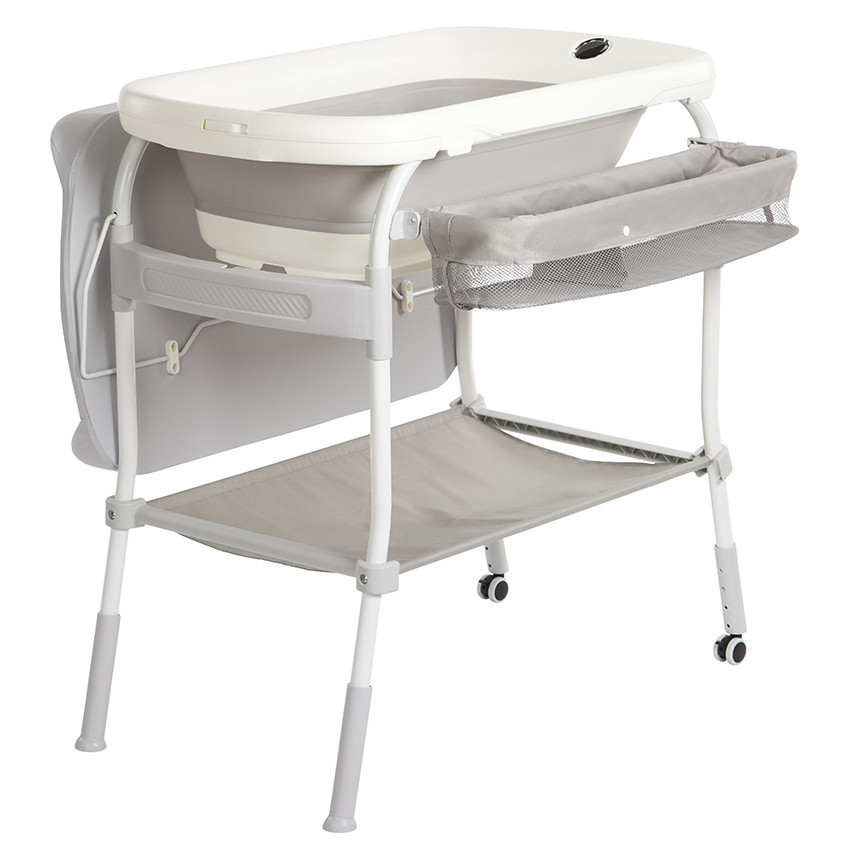 Table à langer 2 en 1 avec baignoire Splash Up 2.0 gris 