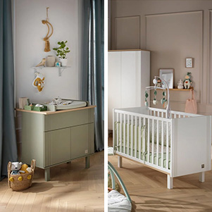 Chambre &Eacute;l&eacute;onore Kaki - Blanc